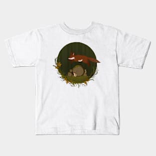 Forest Fox Run Kids T-Shirt